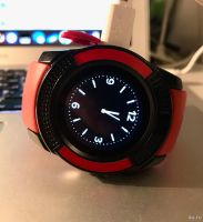 Лот: 14917569. Фото: 4. Умные часы Smart watch V8 красные...