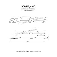 Лот: 24036675. Фото: 2. Сайдинг МЕТАЛЛ ПРОФИЛЬ СК-14х226... Срубы и конструкции