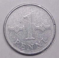 Лот: 1447328. Фото: 2. Финляндия. 1 пенни 1972г. Монеты