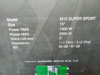 Лот: 16452761. Фото: 2. Сабвуфер Machete Super Sport M15... Автозвук
