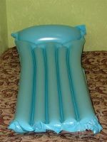 Лот: 411806. Фото: 3. Надувной пляжный матрас голубой. Туризм, охота, рыбалка, самооборона