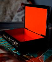 Лот: 25315560. Фото: 3. Лаковая деревянная шкатулка "Зимняя... Сувениры, подарки