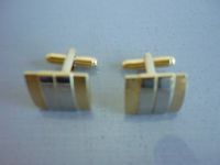 Лот: 16044747. Фото: 4. Запонки с полосками. Красноярск