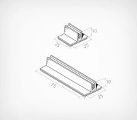 Лот: 21359200. Фото: 7. Держатель "Акула" угловой самоклеющийся