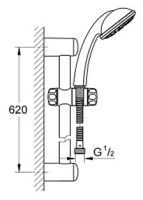 Лот: 8107348. Фото: 2. Grohe EuroEco - Душевой гарнитур... Сантехника, водопровод