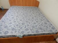 Лот: 3516812. Фото: 2. Отличная двуспальная кровать с... Мебель для спальни