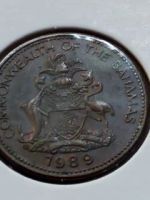 Лот: 9094610. Фото: 2. 607 Багамы 1 цент 1989 год. Монеты