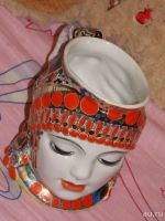 Лот: 10468264. Фото: 3. Кружка "Молоко", "Голова восточной... Коллекционирование, моделизм
