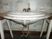 Лот: 618059. Фото: 2. Раковина с мраморной полкой. Мебель