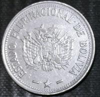 Лот: 15194737. Фото: 2. Экзотика с рубля (21217) Боливия. Монеты