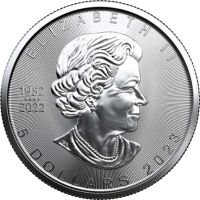 Лот: 21559615. Фото: 2. Канада 1 доллар 2023 года. Кленовый... Монеты