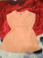 Лот: 11759440. Фото: 2. Женская шифоновая блузка персикового... Женская одежда