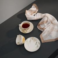 Лот: 25276315. Фото: 10. Платок шейный Divina, бежевый...