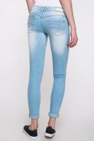Лот: 6762506. Фото: 2. Брюки джинсы голубые XXS. Женская одежда