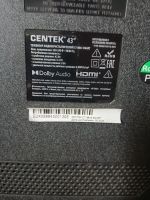 Лот: 25511304. Фото: 3. 43" (109 см) Телевизор Centek... Бытовая техника