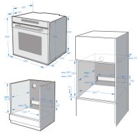 Лот: 18330547. Фото: 2. Духовой шкаф Midea MO57105GB. Крупная бытовая техника