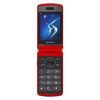 Лот: 25021377. Фото: 3. Сотовый Maxvi E11 Red-silver 2sim... Красноярск