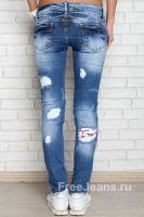 Лот: 6171509. Фото: 3. супермодные джинсы FreeJeans. Одежда, обувь, галантерея