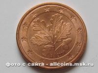Лот: 1377284. Фото: 2. Германия 5 евро центов 2007. Монеты