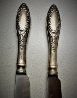 Лот: 16231024. Фото: 2. 3 Столовых Ножа. Кольчугино и... Посуда, кухонная утварь