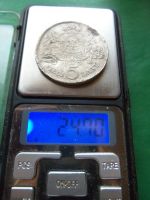 Лот: 24353715. Фото: 7. Латвия 5 лат 1931 г.,серебро 24...