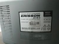 Лот: 17695615. Фото: 3. Телевизор Erisson 21F1. Бытовая техника