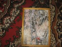 Лот: 1336012. Фото: 3. Картина нарисована на бересте... Сувениры, подарки