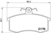 Лот: 15821791. Фото: 2. Колодки тормозные Передние / Brembo... Автозапчасти