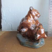 Лот: 25849419. Фото: 5. Статуэтка Играющие Львята / тигрята...