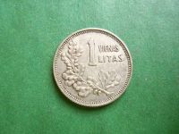 Лот: 21171815. Фото: 3. 1 лит 1925 г. Литва,серебро. Коллекционирование, моделизм