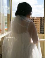 Лот: 17287388. Фото: 2. Белое свадебное платье с корсетом. Свадебная мода
