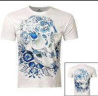 Лот: 9628071. Фото: 2. Футболка с рисунком Череп. Мужская одежда