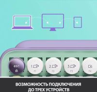 Лот: 21578821. Фото: 7. Клавиатура Logitech беспроводная...