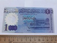 Лот: 19436522. Фото: 2. Ливия 1 динар 2019 год (люкс). Банкноты