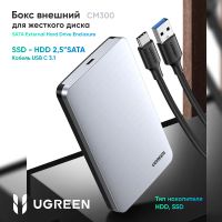 Лот: 24848633. Фото: 5. Корпус для диска UGREEN CM300...