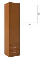 Лот: 3498780. Фото: 3. Угловой шкаф с зеркалом +шкаф-пенал. Мебель