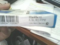 Лот: 5359500. Фото: 2. Сальник коленвала (передний) Victor... Автозапчасти