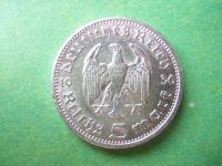 Лот: 10437003. Фото: 3. Третий Рейх,5 марок 1936 г. А... Коллекционирование, моделизм