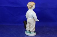 Лот: 18577791. Фото: 5. Статуэтка фарфоровая Мальчик с...
