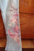 Лот: 3325614. Фото: 2. Светлые джинсы на девочку в хорошем... Одежда и аксессуары