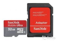 Лот: 9450226. Фото: 2. Micro SD Карта Памяти 32 GB SanDisk... Фото, видеокамеры, оптика