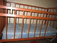 Лот: 1805495. Фото: 2. кроватка детская с матрацем. Детская мебель