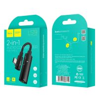 Лот: 22582534. Фото: 3. Переходник Hoco Type-C 2-в-1... Смартфоны, связь, навигация