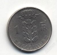 Лот: 1214923. Фото: 2. Бельгия 1956 год "1 франк". Монеты