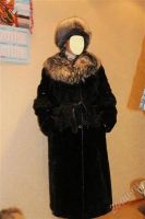 Лот: 2380499. Фото: 3. Шуба мутоновая + шапка песец. Одежда, обувь, галантерея