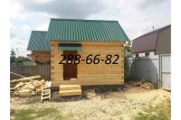 Лот: 11095984. Фото: 3. Баня 3х4 из бруса 150х150 на свайном... Строительство и ремонт