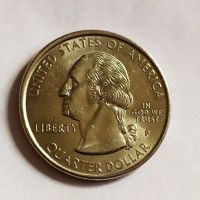 Лот: 25375504. Фото: 2. США 25 центов 1999 Штат Делавэр... Монеты