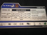 Лот: 12642375. Фото: 2. Блок питания Chieftec NITRO 85... Комплектующие