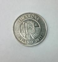 Лот: 21244475. Фото: 2. Монета Исландия 1 крона 2011г. Монеты