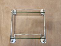 Лот: 21129410. Фото: 2. Полка в ванную стеклянная двухуровневая. Хозтовары